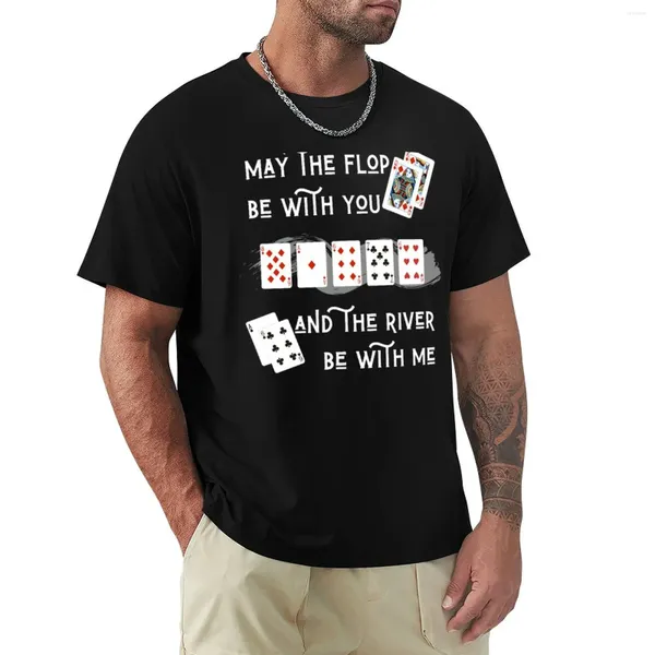 Polos pour hommes Que le flop soit avec vous et River Me ! T-Shirt foncé hauts mignons grands t-shirts pour hommes