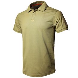 Herenpolo's mege drop heren polo shirt zomer tactische luchtmacht casual militair leger kort shirt tee polos para hombre camisa polo 230421