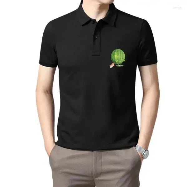 Polos pour hommes Hommes 2023 Été Col rond T-shirt T-shirt Mode Pastèque Pet Funny Cartoon Profitez de belles idées