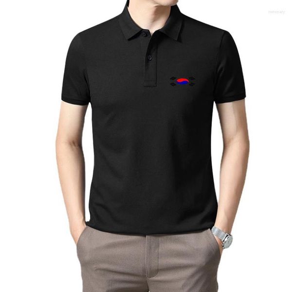 Polos pour hommes T-shirts pour hommes Summer Style Fashion Swag Men Chemise drapeau sud-coréen