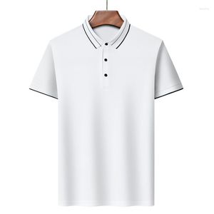 Herenpolo's Herenpoloshirt met korte mouwen Tops voor de zomer Effen kleur Business Smart Casual Mannelijke kleding Mode A7529