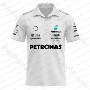 Polos pour hommes Hommes F1 Racing Team Fan Summer Polo Shirt Sweatshirt Top Lewis 44 George 63 Driver 4PLS