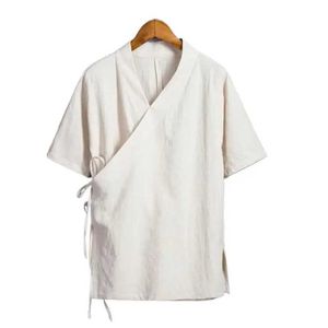 Linette pour hommes pour hommes à manches courtes à manches courtes à manches courtes à manches courtes avec un costume de tang de style chinois M-6xLL2405