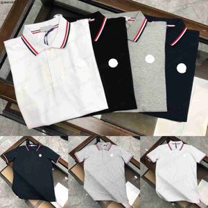 Polos heren heren stylist polo luxemerk herenontwerper polo shirt zomer mode ademende korte mouwen raapel casual top