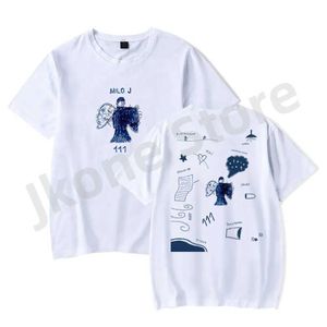 Polos masculine milo j chanteur t-shirts 111 album merch femmes mode t-shirt à manches courtes décontractées S52701