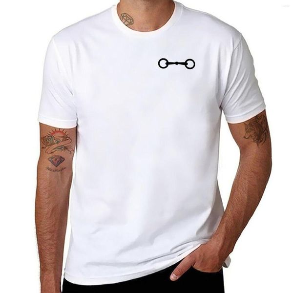 Polos pour hommes Minimaliste Loose-Ring Snaffle Bit T-shirt Anime Vêtements Séchage rapide pour un garçon T-shirts drôles Hommes