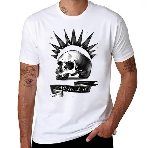 Polos pour hommes Mistic Skull T-Shirt grande taille hauts garçons chemise à imprimé animal t-shirts