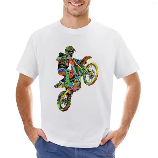 Polos pour hommes Motocross 1 T-shirt Garçons Blancs Vêtements esthétiques Funnys Sweat Vêtements pour hommes