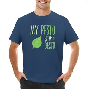 Polos masculins My Pesto est le O - Friends Cooking T-shirt Clothes Summer Boys Animal Imprimez coréen Fashion Heavy Weight T-shirts pour hommes