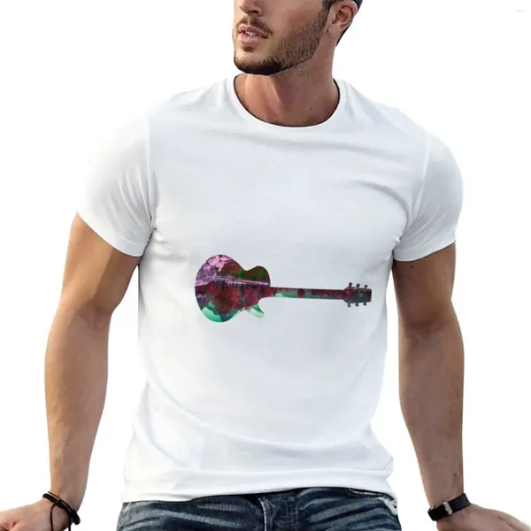 T-shirt de guitare de la nature masculine