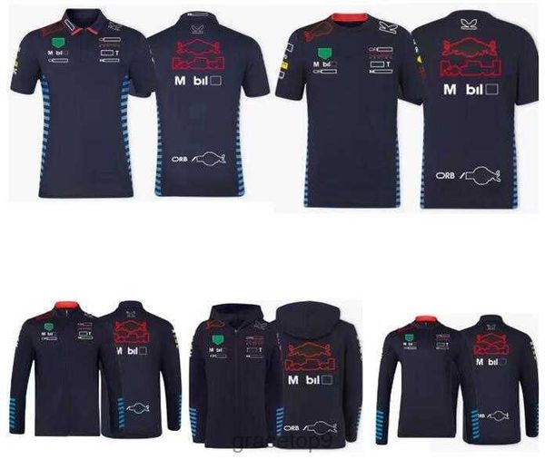 Polos pour hommes Nouveau T-shirt de course F1 Printemps Automne Hommes et femmes Sweat à capuche Même style Personnalisation Personnalisable 0ohs