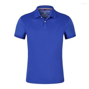 Polos de los hombres Nice Men Polo Shirt Brand Mens Camisas de color sólido Camisa Masculina Casual Cotton Short Sleeve Collar