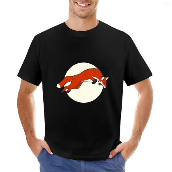 Polos para hombre La noche vuela sobre la luna Camiseta Anime Camisetas divertidas para hombres