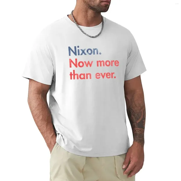 Polos masculins Nixon.Maintenant plus que jamais.T-shirt Top d'été pour un garçon mignon t-shirts