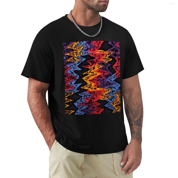 Polos pour hommes Nothing But Net Retro Pattern T-Shirt Hippie Clothes Short Sleeve T Shirt Men