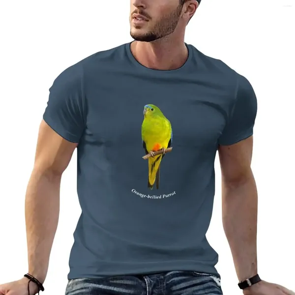 Polos pour hommes perroquet à ventre Orange 6 T-Shirt vêtements esthétiques Fans de sport T-shirts graphiques pour hommes