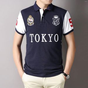 Polos pour hommes Polo surdimensionné pour le tee étranger Homme à manches à manches courtes Tokyo Japan Royal Leisure Sports