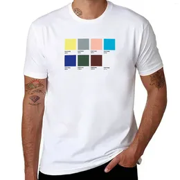 Polos pour hommes Pantone T-Shirt Sean Wotherspoon couleurs T-Shirt grande taille hauts t-shirts à manches courtes hommes t-shirts drôles