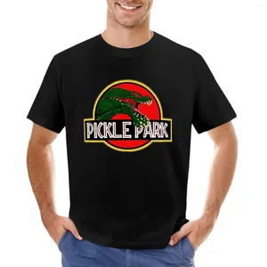 Polos para hombre, camiseta PICKLE PARK, camisetas personalizadas para hombre, camisetas de talla grande para hombre