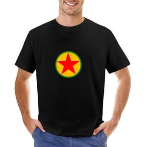 Polos pour hommes PKK Flag T-Shirt Plain Cute Clothes T-shirts noirs pour hommes