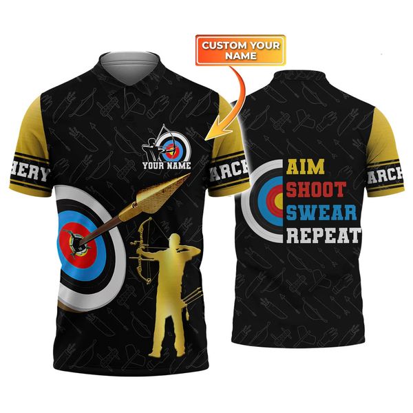 Polos para hombre PL Star Universe 3D Camisa impresa Tiro con arco Deportes Nombre personalizado Polo Verano Streetwear Tops Camiseta sin mangas Uniforme 230711