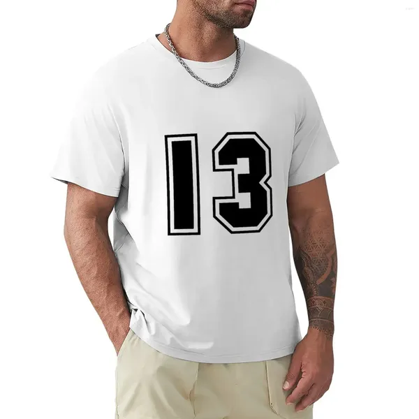 Polos pour hommes Player No 13 T-shirt pour un garçon T-shirts unis Pack homme