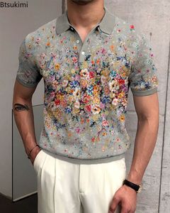 Herenpolo's Grote maten 5XL 6XL Casual herenpolo's met korte mouwen 3D-print Oversized T-shirts Heren Hoogwaardige zomerkleding Tops Shirts 230612