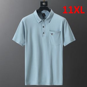 Polos pour hommes grande taille hommes Polo 10XL 11XL été polos décontracté hauts à la mode hommes chemise grande taille 10XL 11XL 230524