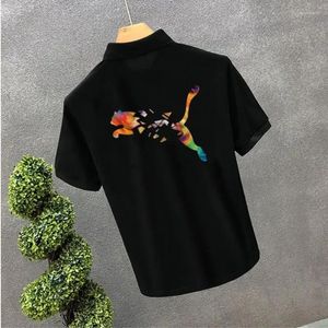 Polos de polos pour hommes anime goth grunge t-shirt pour hommes aquarelle homme avec collier t-shirts blancs top vêtements à séchage rapide xl chic