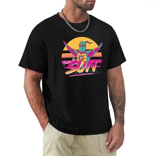 Polos para hombre, camiseta Praise The Sun, camisetas para niños, camisa de secado rápido, ropa para hombre, negro, informal, elegante