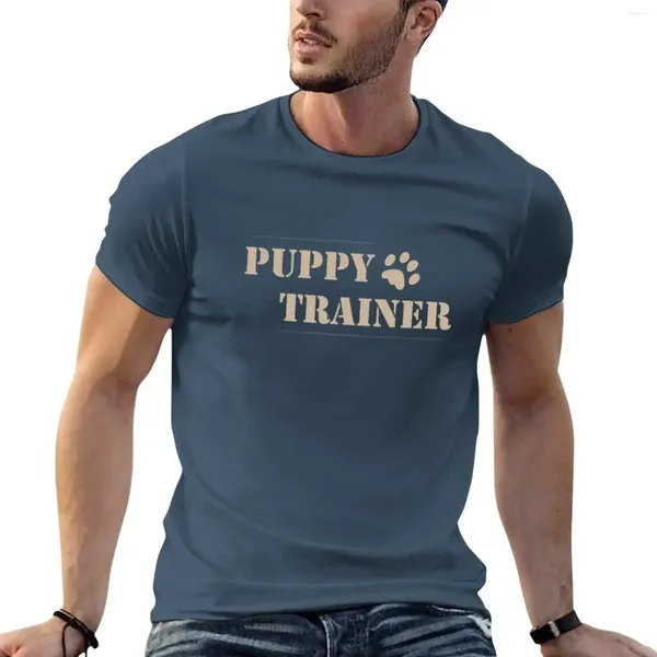 T-shirt de chiens de chien entraîneur de chiots de polos pour hommes.