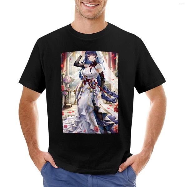 Polos para hombre Raiden Shogun Genshin Impact Waifu Vestido de novia Camiseta Sudaderas Camisetas personalizadas