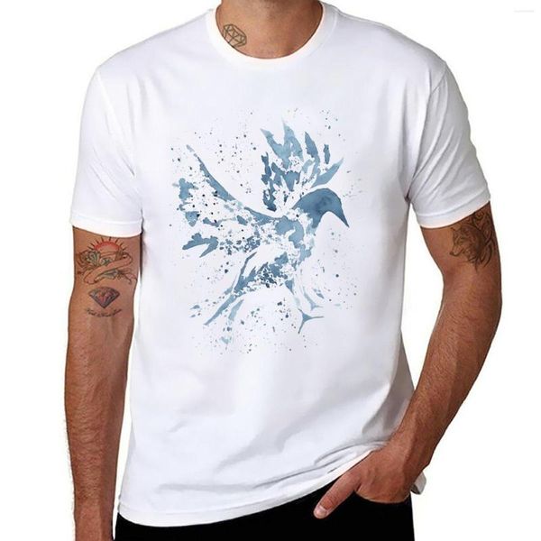 Polos pour hommes T-shirt Raven T-shirts blancs pour garçons Concevez vos propres t-shirts graphiques Chemise à imprimé animal Vêtements pour hommes