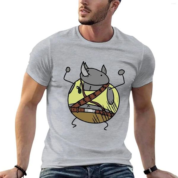 Camiseta de rinocerontes para hombres Camiseta Kawaii ropa de talla grande tops para hombres