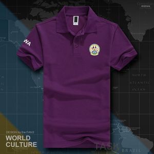 Polos pour hommes Rwanda rwandais rwandais RWA RW chemises hommes à manches courtes marques blanches imprimées pour le pays 2022 coton nation équipe drapeau 20 hommes hommes