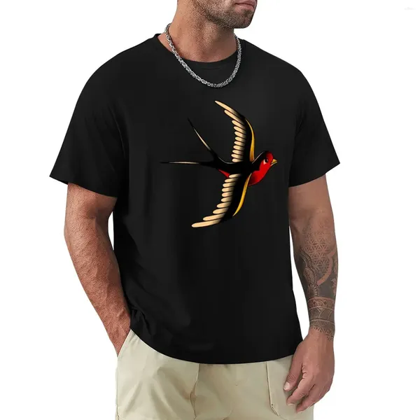 Polos para hombre Salty-Dog American Traditional Swallow Camiseta Edición Ropa estética Camiseta de manga corta para hombre