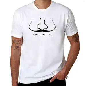 Polos pour hommes Salvador Dali Moustache T-Shirt Chemises T-shirts graphiques Manches courtes Hommes T-shirts Pack