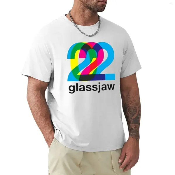 Polos pour hommes vendant un logo d'art tour post-hardcore Glassjaw Band Metal Alternative Music T-shirt Vêtements esthétique Vêtements pour hommes