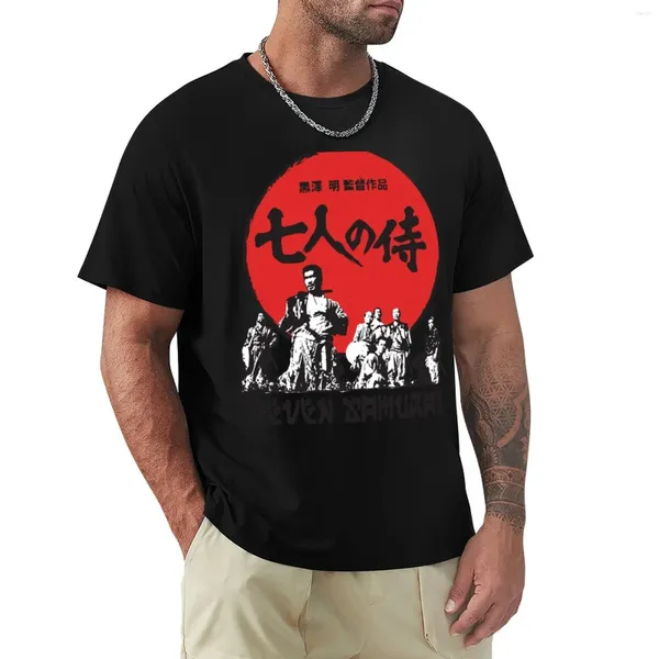 Polos para hombre Seven Samurai camiseta de secado rápido camisetas personalizadas tallas grandes Tops gráfico para hombre