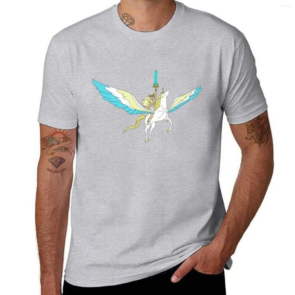 Polos para hombre, camiseta de She-Ra y Swift Wind, diseño personalizado, camisetas para hombres para fanáticos de los deportes