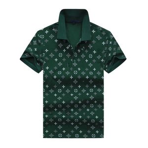 Polos para hombre, camisa de diseñador de marca, camisa de alta calidad, camisa de solapa cómoda y transpirable de algodón, tamaño de chándal M-3XL