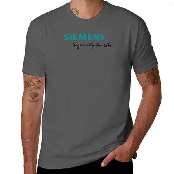 Polos pour hommes Siemens Ingenuity For Life T-shirt uni vêtements esthétiques hommes t-shirts