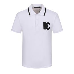 Polos pour hommes Slim Fit Cotton Golf Polo de conception de broderies de luxe Performance 2023 T-shirt d'été printemps