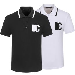 Polos pour hommes Slim Fit Cotton Golf Polo Dreigner Luxury Luxury broderie 2023 Spring Summer Casual Breathable Humiture Tops thes for Men