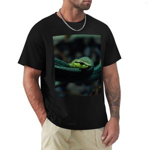 Heren PoloS Snake T-shirt Hippie Kleding aangepaste T-shirt Grafische shirts groot en lang voor mannen