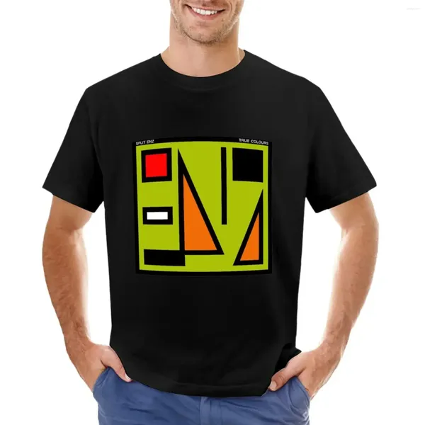 Polos pour hommes Split Enz True Colors Fan Tee T-shirt Animal Prinfor Boys Funnys Fans de sport de séchage rapide Shirts d'entraînement pour hommes