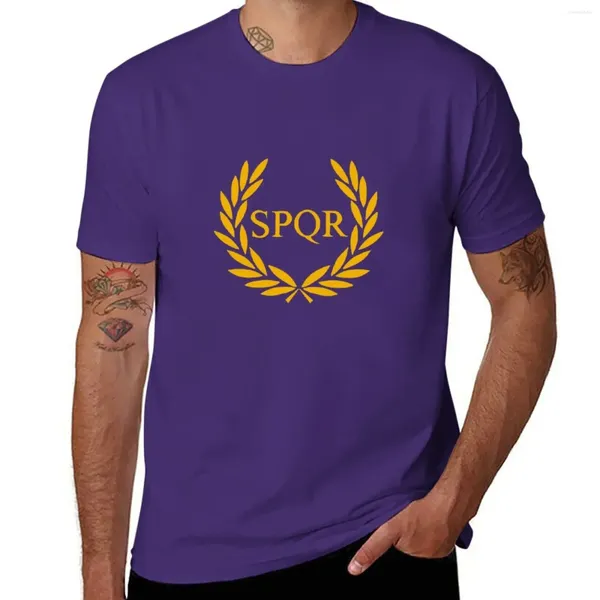 T-shirt Jupiter T-shirt Polos SPQR Camp pour hommes plus taille T-shirts noirs pour hommes