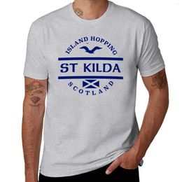 Polos masculins St Kilda Scottish Islands T-shirt Fans de sport Animal Prinfor Boys Mens T-shirts