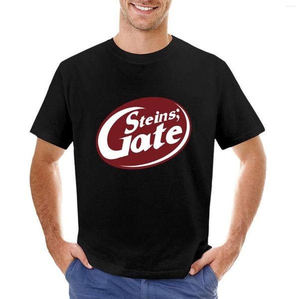 Polos pour hommes Steins;Gate - Un t-shirt de boisson intellectuelle Fan de sport T-shirts Chemisier T-shirts vierges Vêtements mignons Pack pour hommes