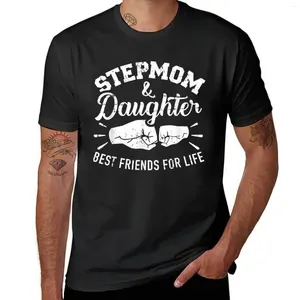 Men's Polos Stepmom et sa fille Friends For Life T-shirt Blacks personnalisés Pack T-shirts T-shirts à manches courtes à manches courtes